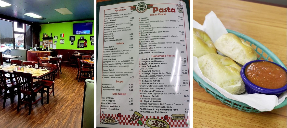 Ari's Little Italy Italian Restaurant Menu