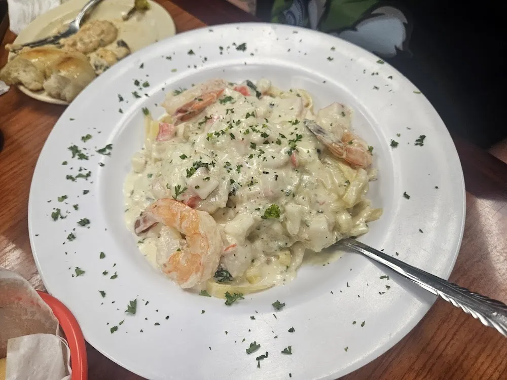 Seafood Fettuccine Alfredo